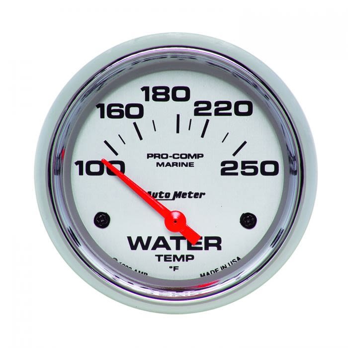 Auto Meter 200763-35 Water Temperature Marine Gauge