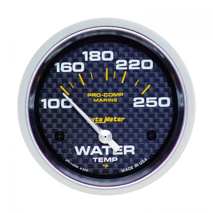 Auto Meter 200763-40 Water Temperature Marine Gauge