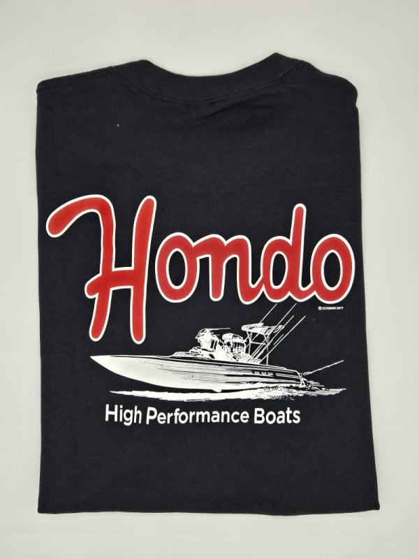 Hondo Boats T-Shirt Black