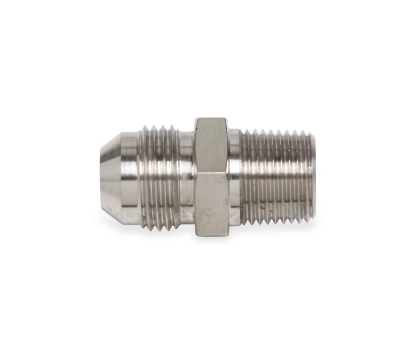 -8 AN to 1/2 NPT Stainless Steel Straight Adapter Fitting