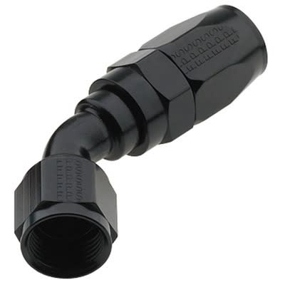 -16 AN Fragola 45Â° Reusable Hose End Black