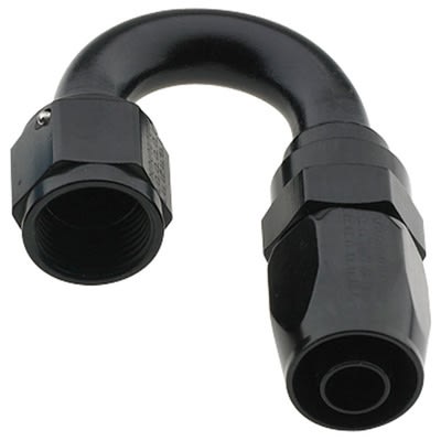 -12 AN Fragola 180Â° Reusable Hose End Black
