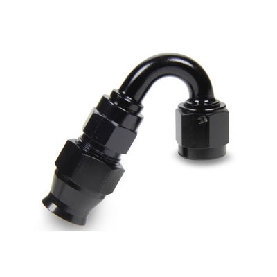 -8 AN Fragola Race Rite 150 Deg Reusable PTFE Hose End Black