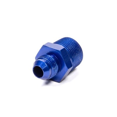 -08 AN to 3/4 NPT Fragola Adapter Fitting Blue