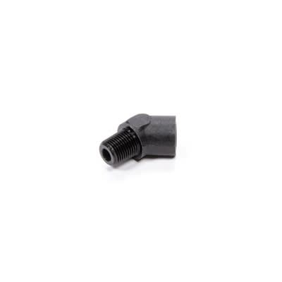 45Â° 1/8" Male to Female Pipe Elbo Black