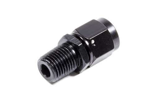 -8 Female Swivel to 1/4" Male NPT Fitting Black