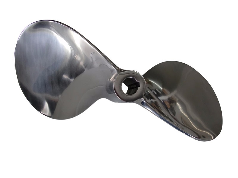 11-1/4" X 15 Stainless Steel Two Blade Prop 1" Shaft