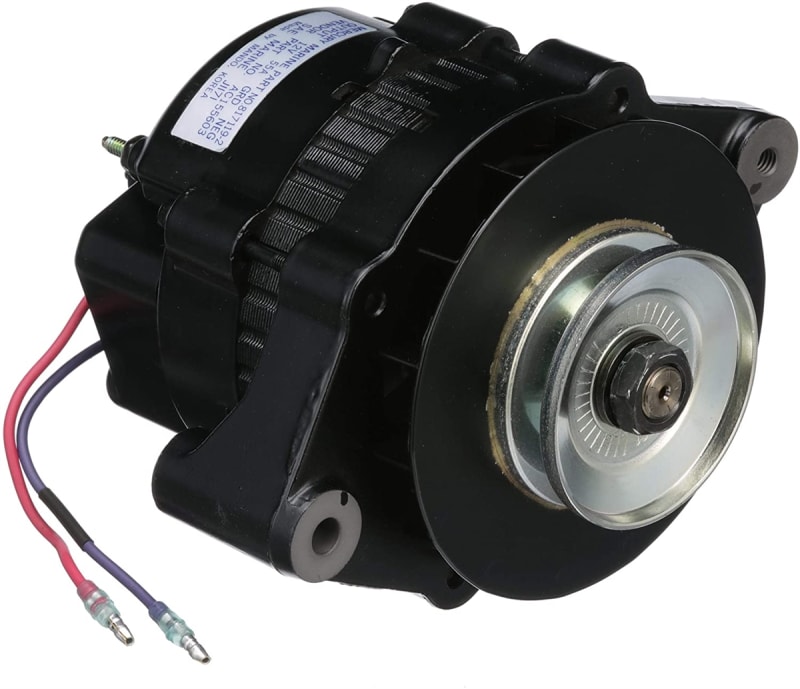 55 Amp Mando V-Belt Marine Alternator
