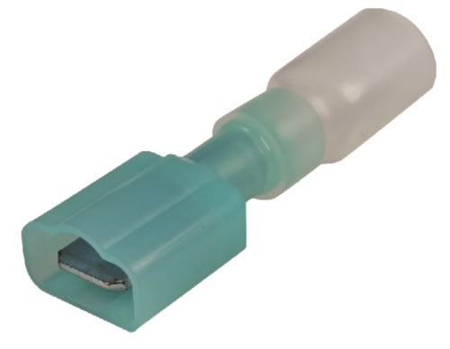 Male Blue Heat Shrink Quick Disconnects