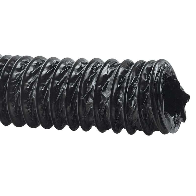 Black Vinyl Blower Vent Hose 3" X 10'