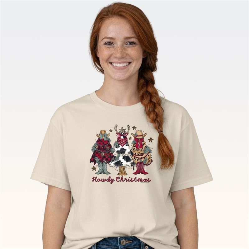 SC Soft Howdy Christmas Trees - Natural