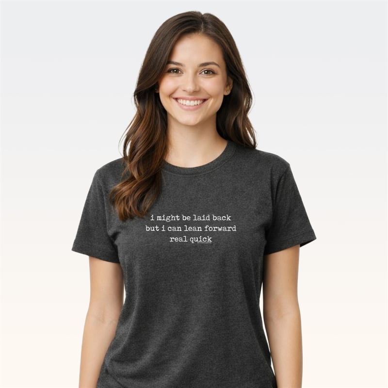 SC Soft I Might Be Laid Back - Heather Navy