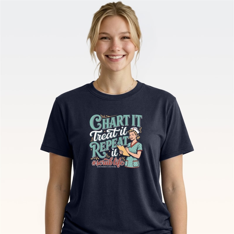 SC Soft Chart It Treat It - Navy