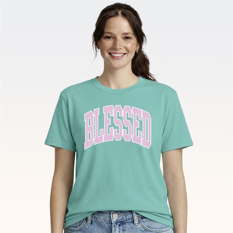 SC Comfort Polka Dot Blessed - Chalky Mint