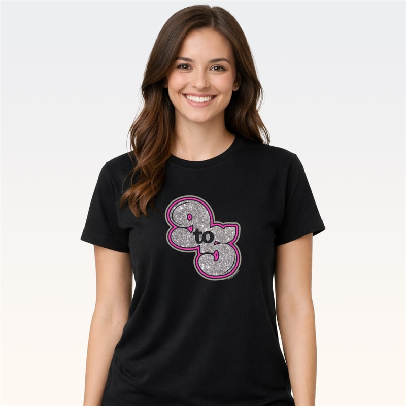 SC Soft 9 to 5 Glitter - Black