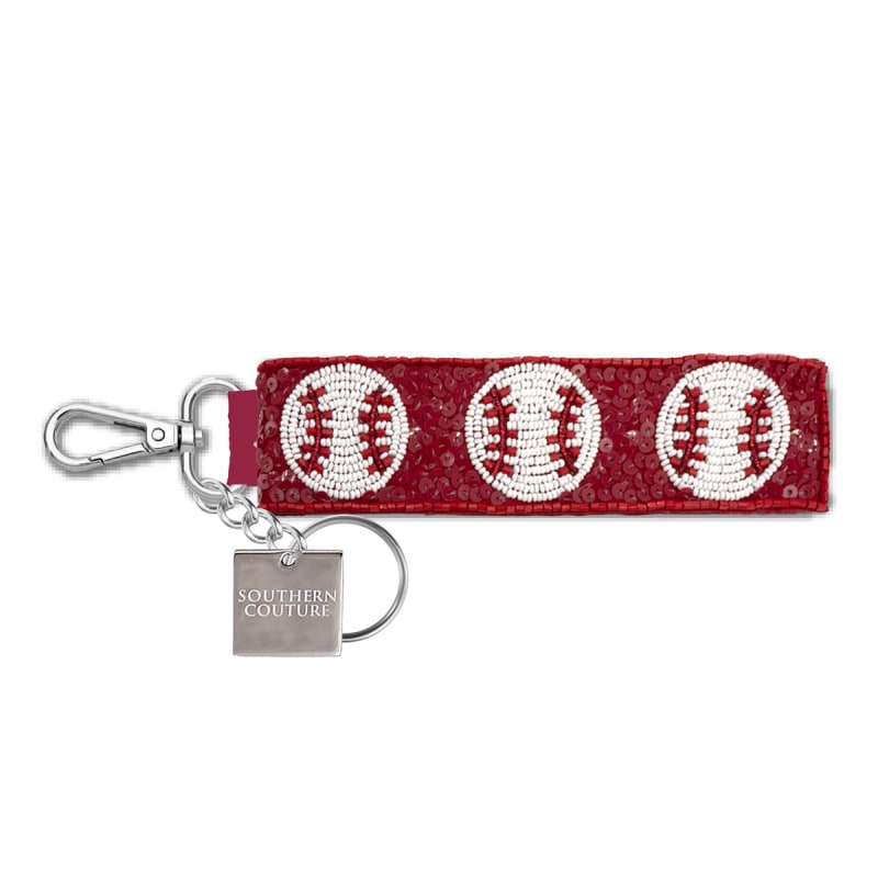 SC Beaded Keychain - Baseballs