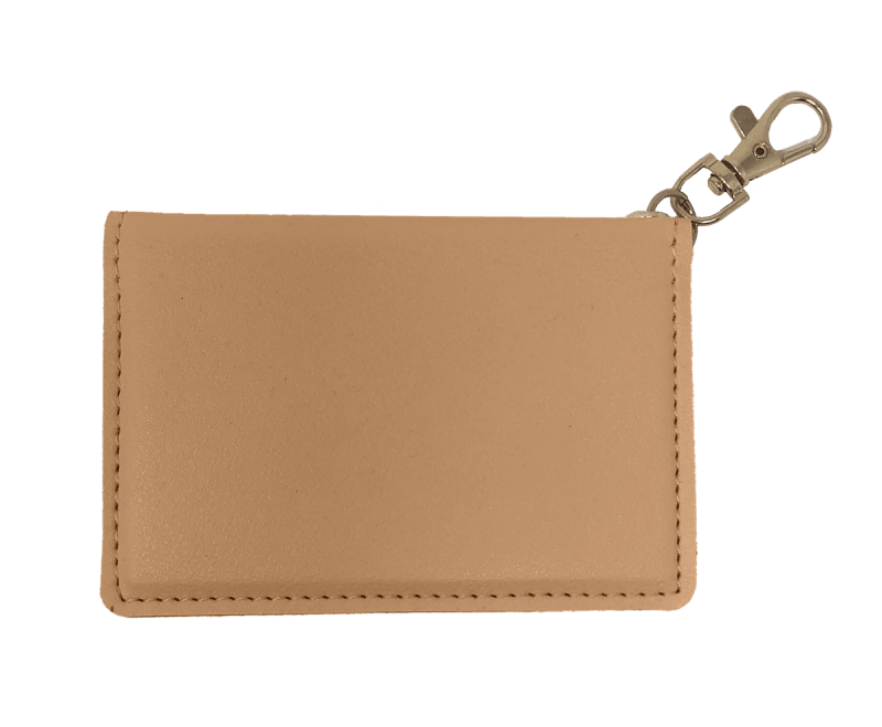 SC Faux Leather ID Wallet-Tan