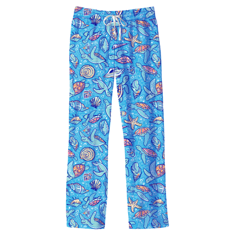 SC Lounge Pants-Shell Yeah Turtle