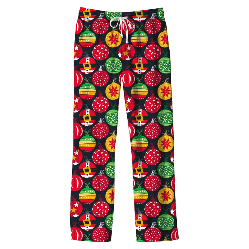 SC Lounge Pants-Patterned Christmas Ornaments SC Lounge Pants-Patterned Christmas Ornaments