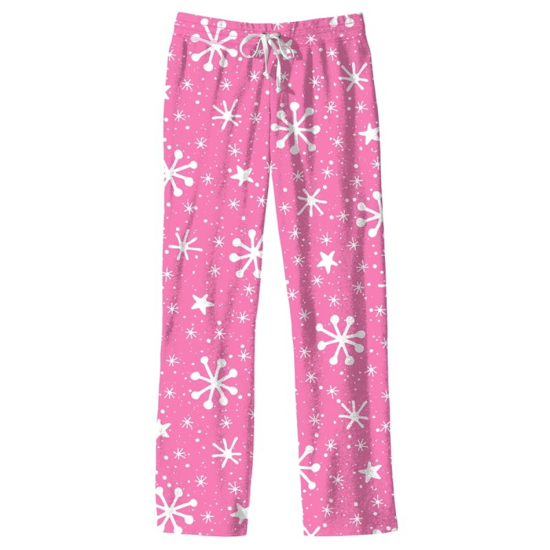 SC Lounge Pants - Pink Snowflakes