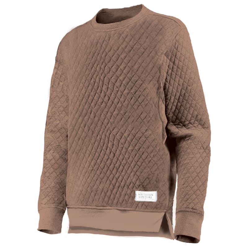 SC Quilted Sweatshirt-Chestnut