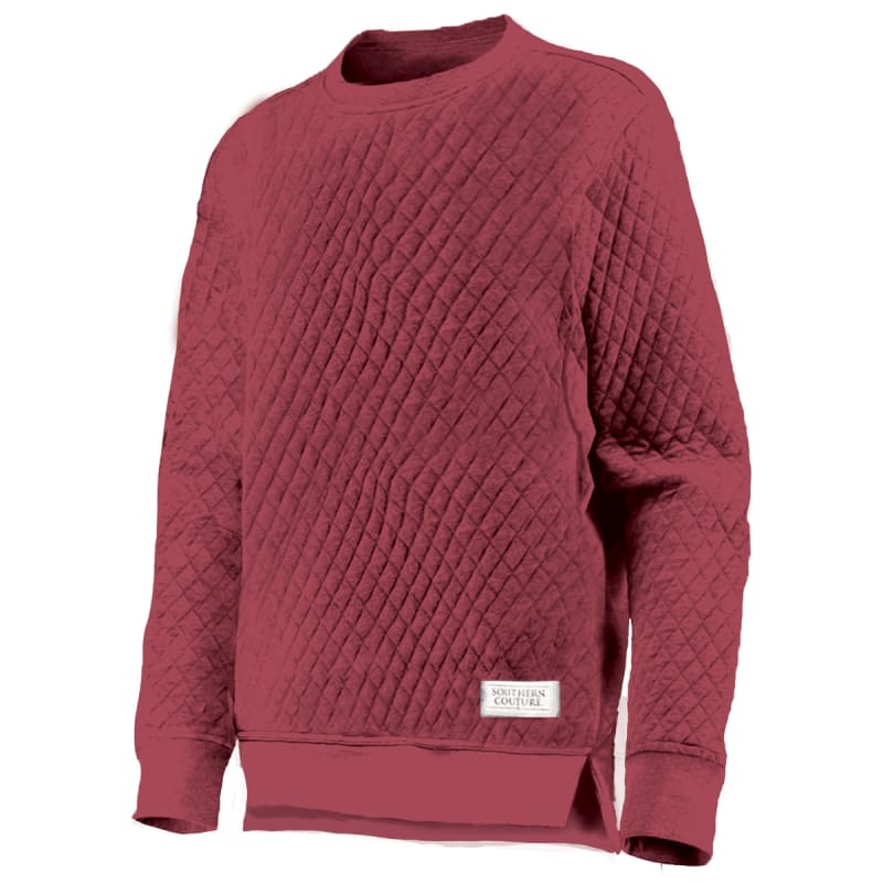 SC Quilted Sweatshirt-Crimson