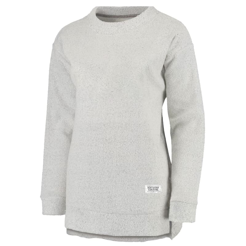 SC Yarn Dyed Mingled Sweatshirt-Light Grey