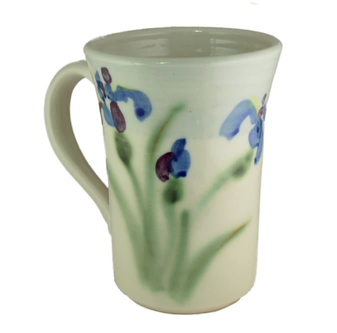 Linda Schauble Handcrafted Iris Mug