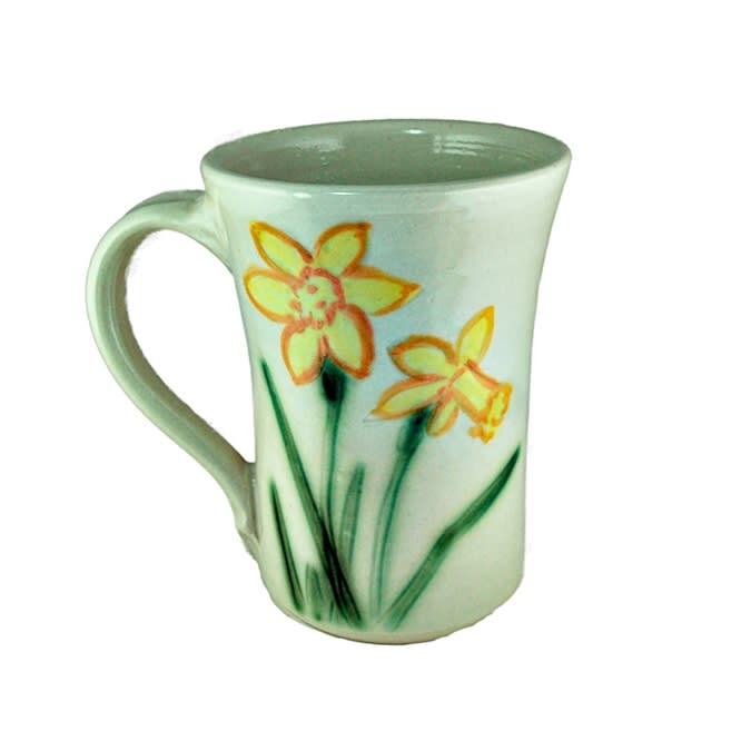 Linda Schauble Handcrafted Daffodil Mug
