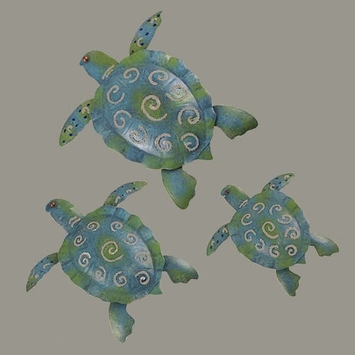 Three Turtles Wall Art
