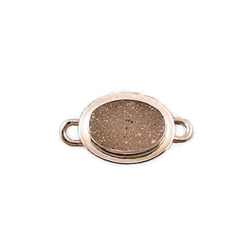 Tabra Grey Druzy Charm