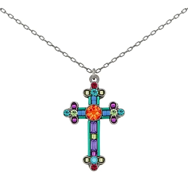 Firefly Inlay Cross in Multi-Color