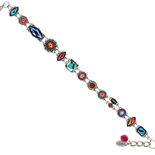Firefly Architectural Skinny Bracelet in Multi-color