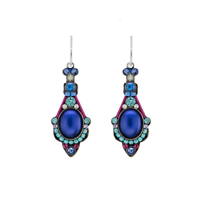 Firefly Moonlight Long Drop Earring in Tanzanite