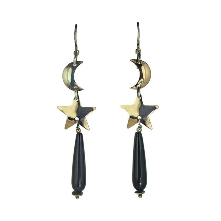 Tabra Sterling Silver Tribal Emboss, Turquoise, Heishi Earrings