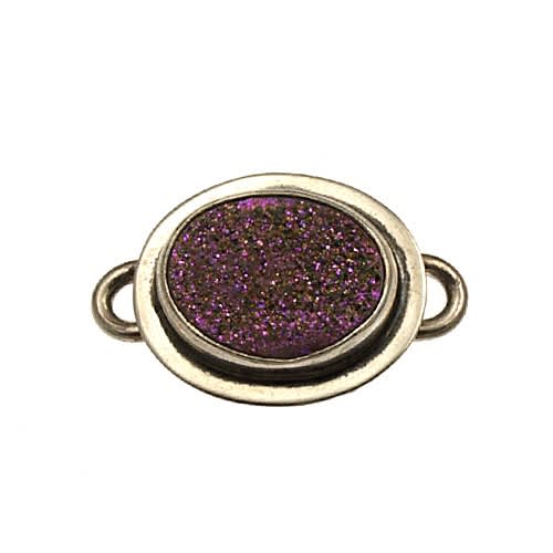 Tabra Purple Druzy Charm