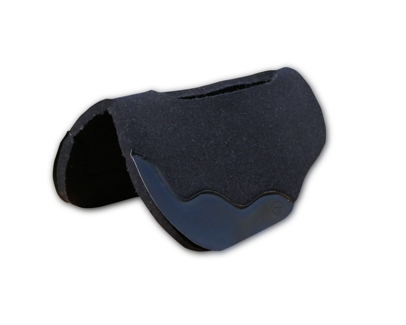 3/4" Black Wool Felt Saddle Pad