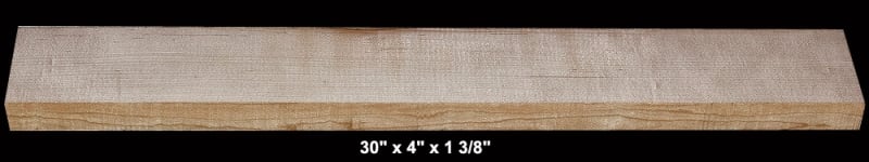 Quarter-Sawn Hard Maple Neck Blank - 30" x 4" x 1 3/8" - $41.00