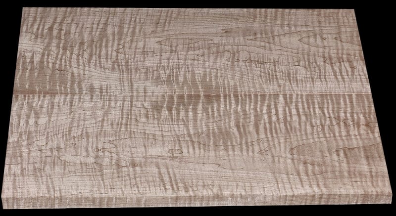 Book-Matched Curly Maple - 2 Pcs - 22" x 8 11/16" x 7/8" - $170.00