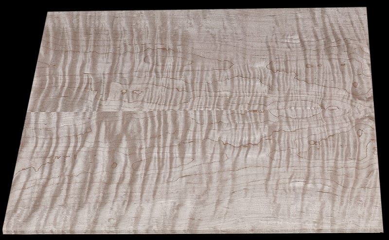 Thin Book-Matched Curly Maple - 2 Pcs - 20" x 9 5/8" x 5/16" - $70.00