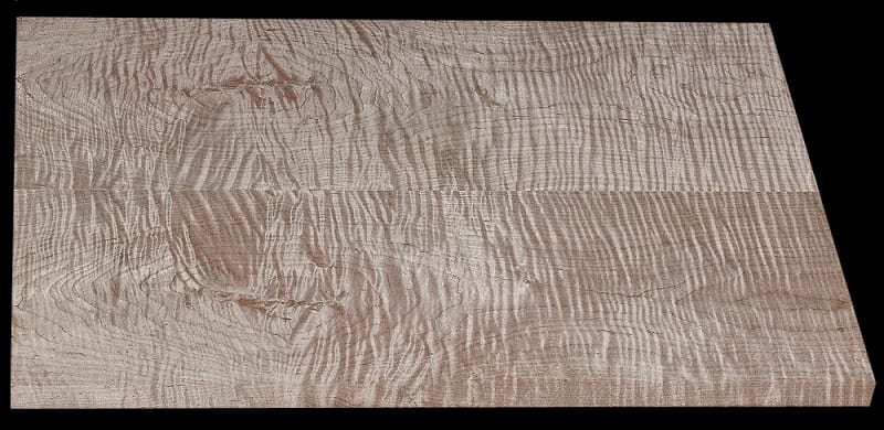 Book-Matched Curly Maple - 2 Pcs - 21" x 7 11/16" x 13/16"+ - $175.00