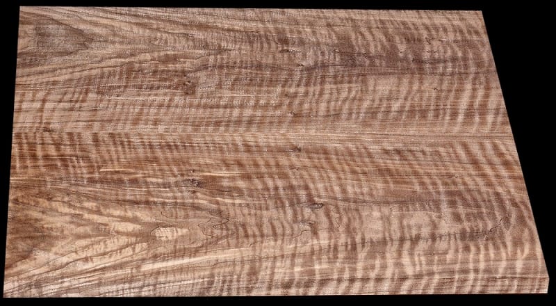Book-Matched Curly Walnut - 2 Pcs - 22" x 9 3/16" x 15/16" - $185.00