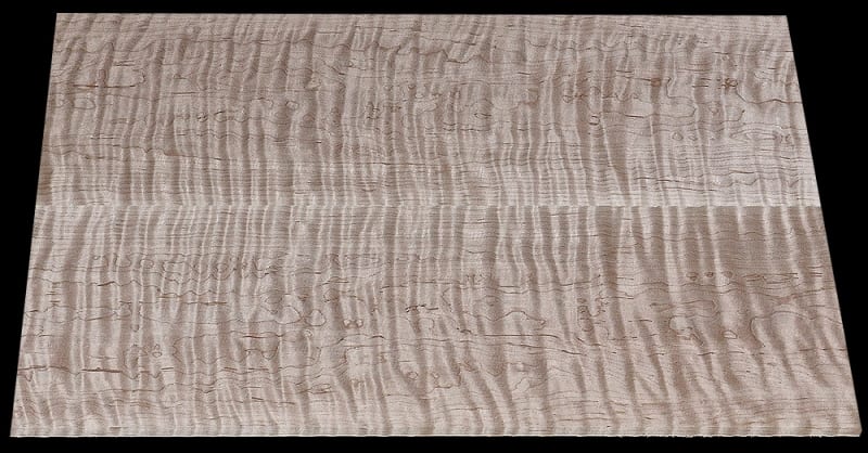 Thin Book-Matched  Curly Maple - 2 Pcs - 20" x 8 1/8" x 5/16" - $75.00