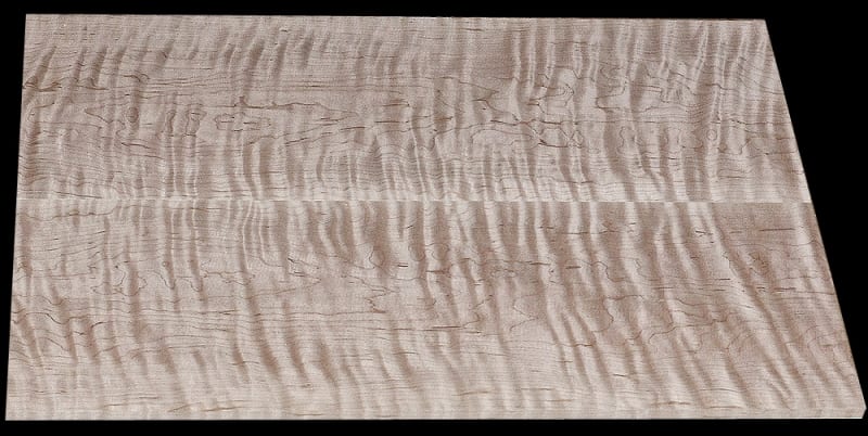 Thin Book-Matched  Curly Maple - 2 Pcs - 21" x 8 1/16" x 5/16"+ - $65.00