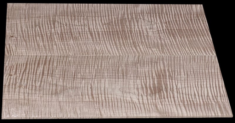 Thin Book-Matched  Curly Maple - 2 Pcs - 22" x 9 1/16" x 1/4"+ - $85.00