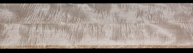 Curly Maple - 2 Pcs - 64 11/16" x 6" x 13/16" - $85.00