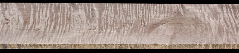 Curly Maple  - 95" x 7 7/8" x 13/16"+ - $80.00