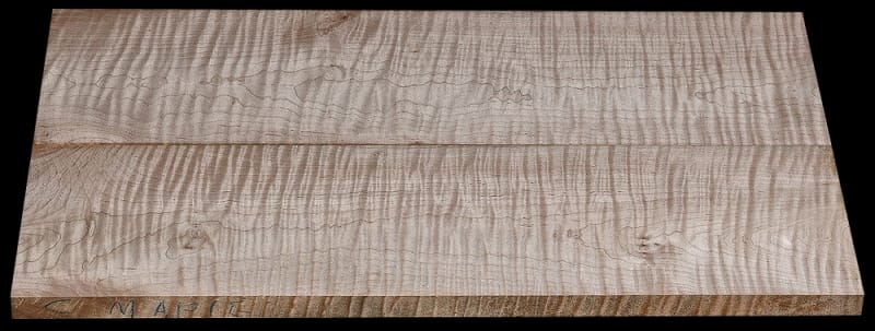 Curly Maple - 2 Pcs - 26" x 7 1/16" x 15/16" - $43.00