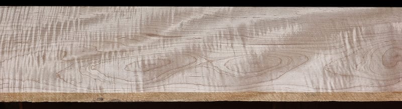Curly Maple - 91" x 9 5/16" x 13/16" - $75.00 Curly Maple - 91" x 9 5/16" x 13/16" - $75.00