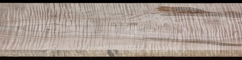 Ambrosia Curly Maple - 61 1/8" x 8 1/8" x 1"+ - $65.00